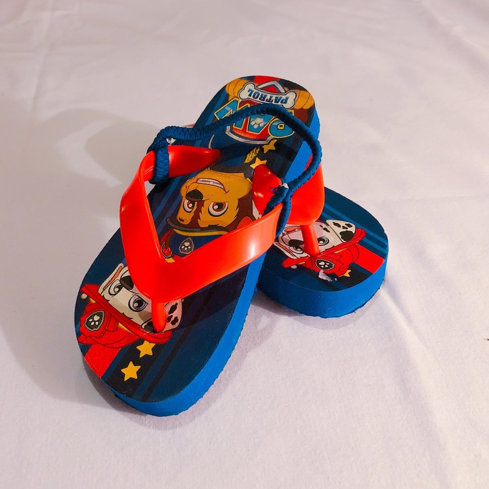 Nickelodeon Paw Patrol Flip Flops with Back Strap